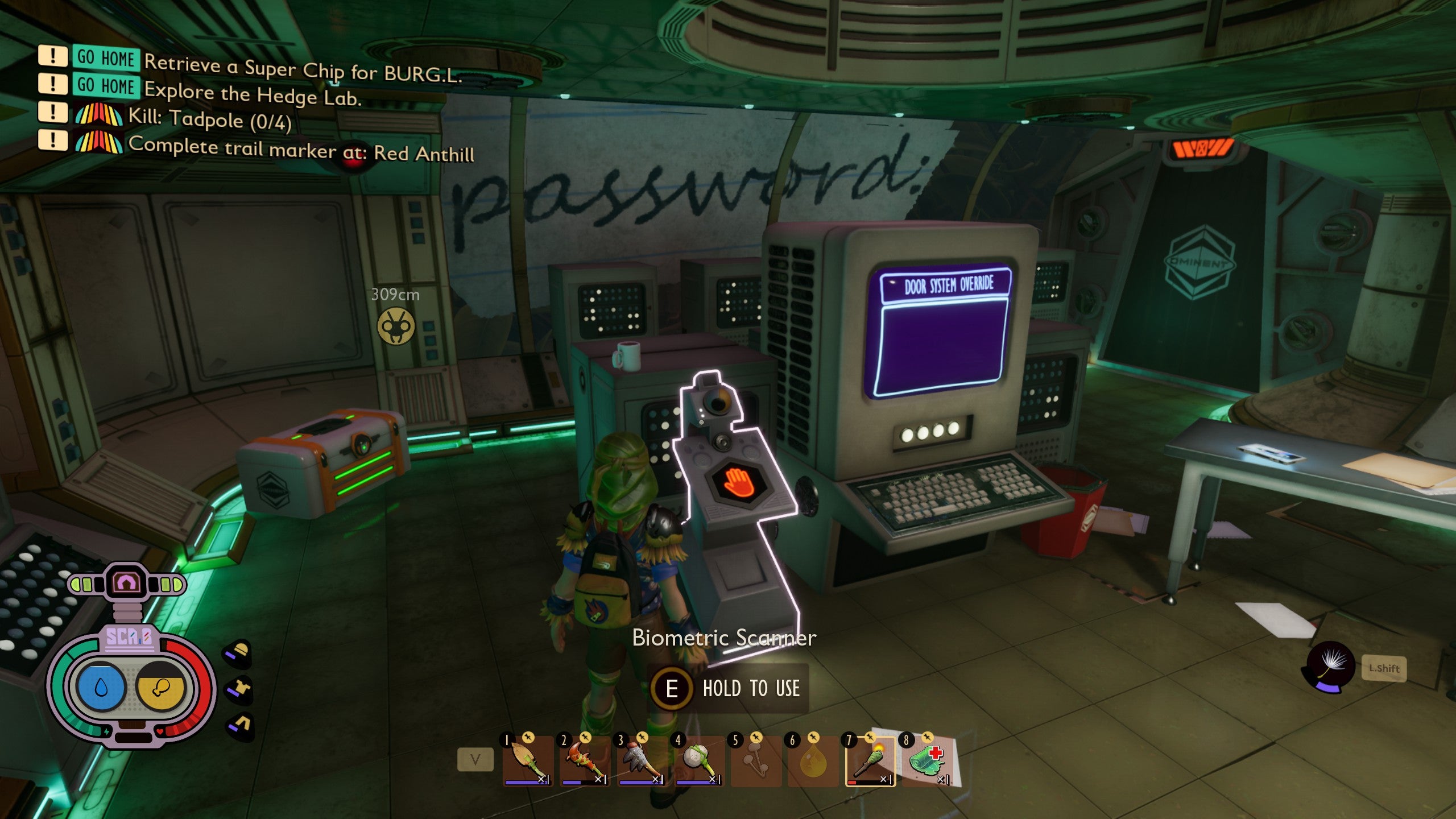 Grounded Where to find the Hedge Lab and the Hedge Lab password VG247